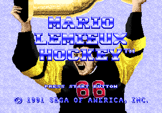 Mario Lemieux Hockey screenshot 3 for Sega Genesis